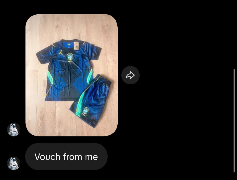 Customer vouch screenshot
